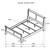 Louis Philippe - Full Sleigh Panel Bed - White