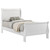 Louis Philippe - Twin Sleigh Panel Bed - White