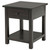 Payne - 1-Drawer Wood End Table With Shelf - Java