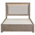 Kenora - Eastern King LED Storage Bed - Barley Brown