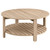 Fowler - 1-Shelf Round Engineered Wood Coffee Table - Natural