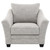 Tomkins - 3 Piece Boucle Upholstered Sofa Set - Light Gray