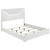 Ives - Eastern King Panel Bed LED Headboard - White High Gloss