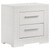 Ives - 2-Drawer Nightstand Bedside Table - White High Gloss