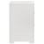 Ives - 2-Drawer Nightstand Bedside Table - White High Gloss