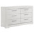 Ives - 6-Drawer Dresser Cabinet - White High Gloss