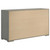 Ives - 6-Drawer Dresser Cabinet - Gray High Gloss