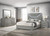 Ives - 4 Piece Queen Bedroom Set - Gray High Gloss
