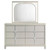 Olivia - 6-Drawer Dresser And LED Mirror - Pearl White