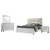 Marmore - 4 Piece Eastern King Bedroom Set - White