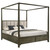 Gran Park - California King Four Poster Canopy Bed - Dark Cocoa