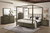 Gran Park - 5 Piece Queen Canopy Bedroom Set - Dark Cocoa