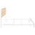 Amherst - Radio Weave Rattan Metal Eastern King Bed - White