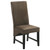 Barrand - Upholstered Dining Side Chair (Set of 2) - Chocolate