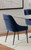 Mayette - Upholstered Dining Side Chair (Set of 2) - Blue
