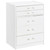 Danbury - 3-Drawer Makeup Vanity & Stool Set - White High Gloss