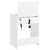 Danbury - 3-Drawer Makeup Vanity & Stool Set - White High Gloss