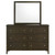 Wilkes - 6-Drawer Dresser And Mirror - Dark Cocoa
