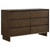 Glenwood - 4 Piece Eastern King Bedroom Set - Warm Brown