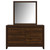 Welsley - 6-Drawer Dresser And Mirror - Walnut