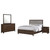 Welsley - 4 Piece Eastern King Bedroom Set - Walnut