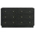 Cavelle - 6-Drawer Dresser Cabinet - Black