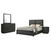 Cavelle - 4 Piece Eastern King Bedroom Set - Black