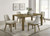 Castlewood - 5 Piece Rectangular Dining Set - Brown Oak