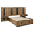 Terrace - California King Wall Panel Storage Bed - Ash Brown