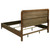 Maderia - Upholstered California King Panel Bed - Walnut