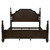 Andover - Four Poster Eastern King Bed - Dark Oak