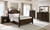 Andover - Four Poster Eastern King Bed - Dark Oak