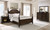 Andover - 4 Piece Eastern King Bedroom Set - Dark Oak