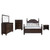 Andover - 5 Piece Queen Bedroom Set - Dark Oak