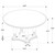 Landon - 7 Piece Round Dining Table Set - Rich Brown