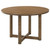 Crestmore - 5 Piece Round Wood Dining Table Set - Walnut