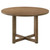 Crestmore - 5 Piece Round Wood Dining Table Set - Walnut