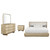 Kailani - 4 Piece Queen Bedroom Set - Beige Oak