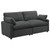 Collins - Modular Power Loveseat - Dark Gray