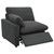 Collins - Modular Power Loveseat - Dark Gray