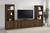 Laughlin - 3 Piece Entertainment Center TV Stand - Dark Pine