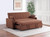 Portland - Boucle Upholstered Sleeper Sofa Bed - Copper