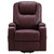 Armstrong - Upholstered Power Lift Massage Recliner - Wine Red