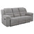 Gilson - 2 Piece Chenille Upholstered Sofa Set - Gray
