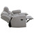 Gilson - 3 Piece Chenille Upholstered Sofa Set - Gray