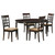 Gabriel - 5 Piece Extension Leaf Dining Table Set - Cappuccino