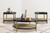 Arini - 3 Piece Round Coffee And End Table Set - Black