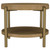 Arini - Round End Side Table With Storage Shelf - Sand Wash