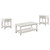 Payne - 3 Piece Coffee And 1-Drawer End Table Set - White