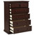 Sumerlin - 6-Drawer Bedroom Chest Of Drawers - Cappuccino